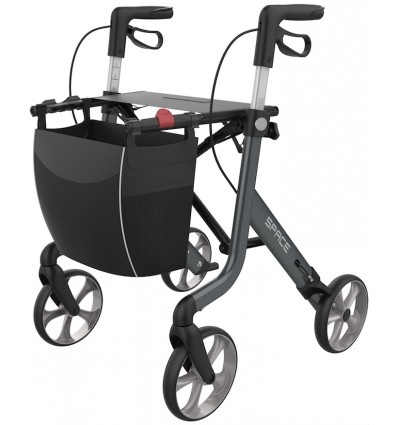 Déambulateur 4 roues léger et pliable Space