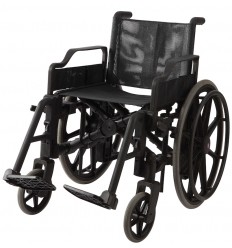 Fauteuil roulant manuel pliable ultra léger zéro métal