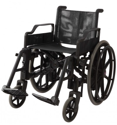 Fauteuil roulant manuel pliable ultra léger zéro métal