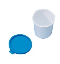 Lot de 10 crachoirs gradués jetables avec couvercles