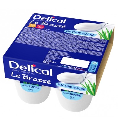 Yaourt Delical Le Brassé HP HC nature sucré