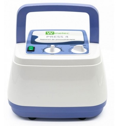 Appareil de pressothérapie pour drainage lymphatique Winelec Press 4 + 2 bottes Sissel