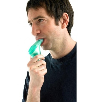 Appareil de rééducation respiratoire POWERbreathe Plus vert résistance faible