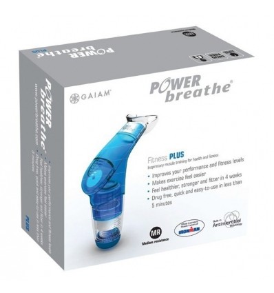 Appareil de rééducation respiratoire POWERbreathe Plus bleu résistance moyenne