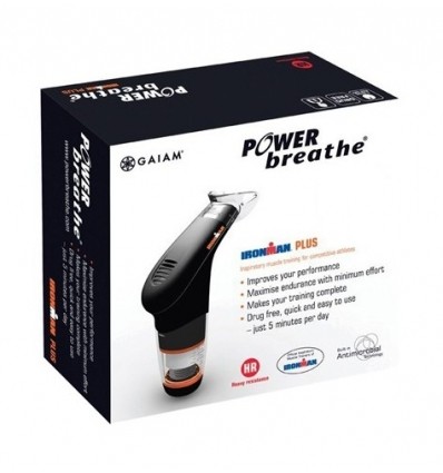 Appareil respiratoire POWERbreathe Plus Noir résistance forte
