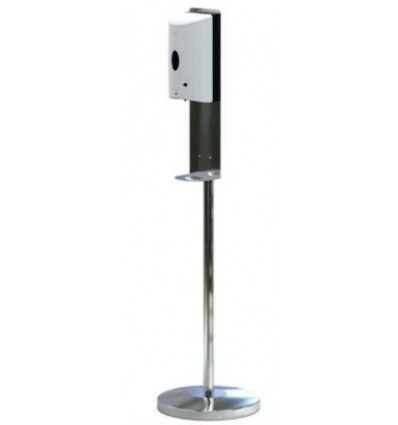 Distributeur sur pieds de gel hydroalcoolique infrarouge