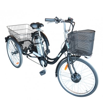 Tricycle adulte à assistance électrique SE300R-36 Medtrade noir