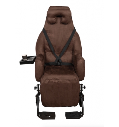 Fauteuil coquille manuel Essentiel + tablette latérale
