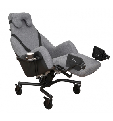 Fauteuil coquille manuel Essentiel + tablette latérale