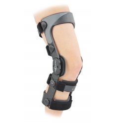 Attelle de genou ligamentaire articulée SE 4 Point Donjoy noir gris