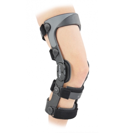 Attelle de genou ligamentaire articulée SE 4 Point Donjoy noir gris