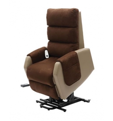 Fauteuil releveur 1 moteur zéro G marron