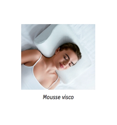 Oreiller anatomique curve visco Athenax