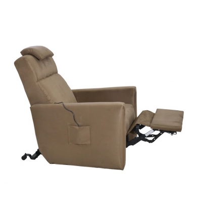 Fauteuil releveur Faro 2 moteurs marron