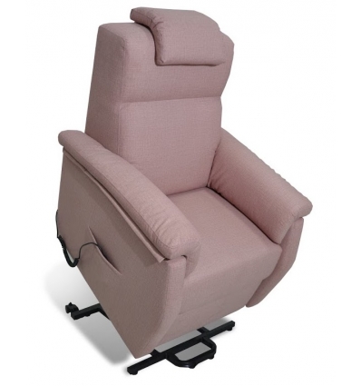 fauteuil releveur 1 moteur fino rose invacare