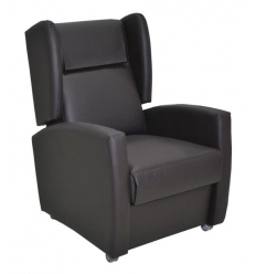 Fauteuil de repos manuel relax Douro Invacare PVC chocolat