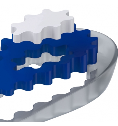 Talonnette viscoélastique pour traitement des épines calcanéennes ViscoSpot Bauerfeind