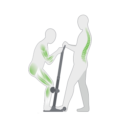 Guidon de transfert pivotant Etac Turner Pro