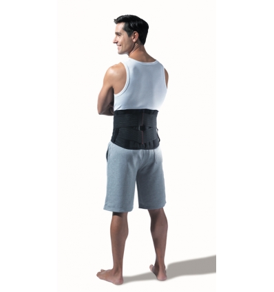 Ceinture lombaire Actistrap Donjoy noir et rouge