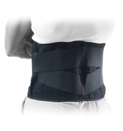 Ceinture lombaire Duostrap Donjoy noir et rouge