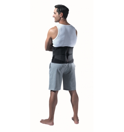 Ceinture lombaire Duostrap Donjoy noir et rouge