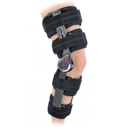 Attelle de genou articulée X Act Rom Lite Donjoy noir