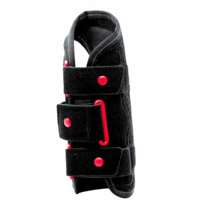 Attelle de poignet-main Respiform Donjoy noir et rouge