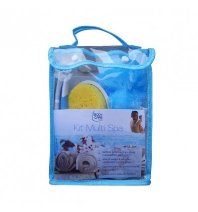 Kit de toilette avec éponge, pierre poncé et fleur de bain Multi Spa