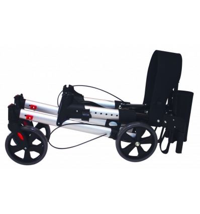 Rollator 4 roues entièrement pliable Victor Epoxy argent