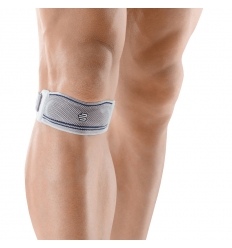 Orthèse bandeau de genou GenuPoint Bauerfeind titane/bleu