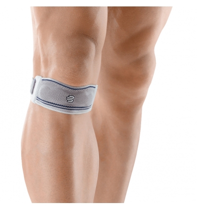 Orthèse bandeau de genou GenuPoint Bauerfeind titane/bleu