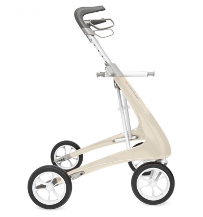 Rollator 4 roues léger Carbon Ultralight beige