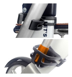 Porte canne pour rollator Let's go out