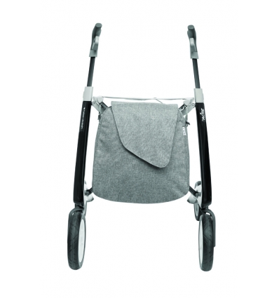 Sac Weekend Bag gris pour rollator Carbon Ultralight