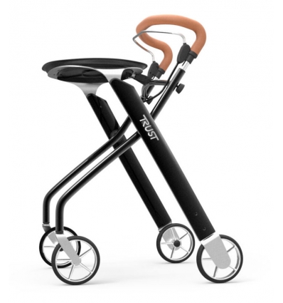 Rollator d'intérieur 4 roues Let’s Dream noir