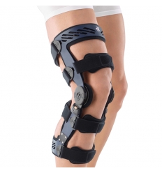 Attelle de genou articulée gonarthrose SecuTec OA Bauerfeind bleu