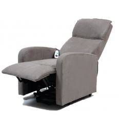 Fauteuil releveur 1 moteur Dublin gris éléphant