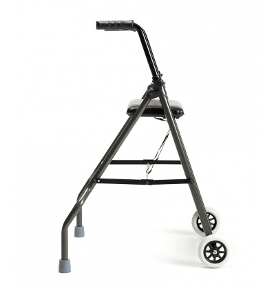 Rollator 2 roues ultra-léger Twin-Light gris carbone