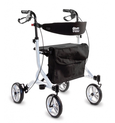Rollator 4 roues pliable Ultralight blanc