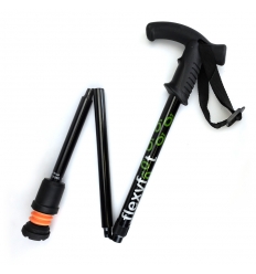 Canne de marche pliable anti-glisse Flexyfoot noir Derby