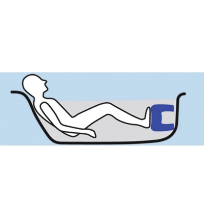 Réducteur de baignoire blanc Key West