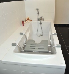 Siège de bain suspendu gris Cap Vert