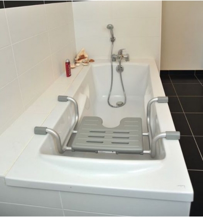 Siège de bain suspendu gris Cap Vert