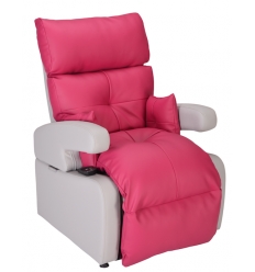 Fauteuil releveur Cocoon 1 moteur - 2ème génération framboise
