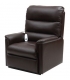 Fauteuil releveur 1 moteur Perle simili-cuir chocolat