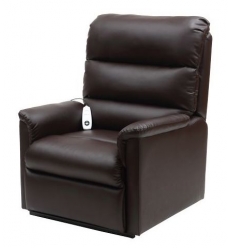 Fauteuil releveur 1 moteur Perle simili-cuir chocolat