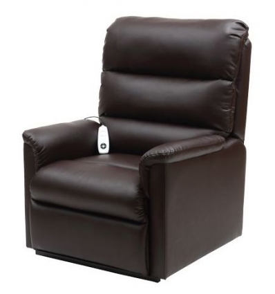 Fauteuil releveur 1 moteur Perle simili-cuir chocolat