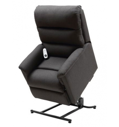Fauteuil releveur 1 moteur Perle tissu gris