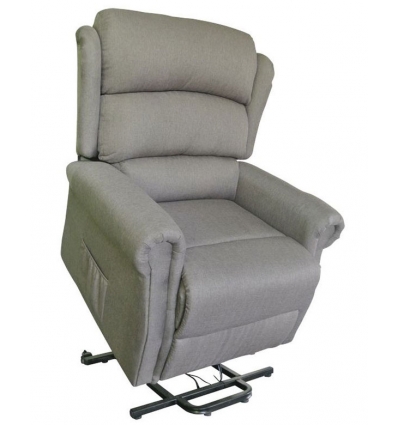Fauteuil releveur 2 moteurs Renaissance tissu gris