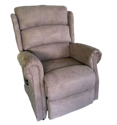 Fauteuil releveur 2 moteurs Renaissance microfibre taupe
